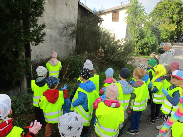 Dzieci z grupy 5 biorą udział w akcji Sprzątamy dla Polski
